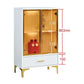 Elegant Glass Side Cabinet – Available in Four Sizes
