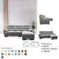 Contemporary L-Shape Sofa Grandeur Furnishings