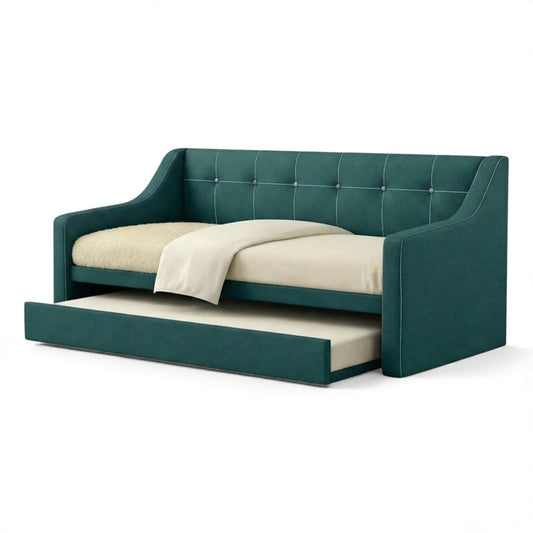Lunero Day Bed with Pull-Out Trundle | 2-in-1 Space Saving