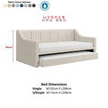 Cream Vionis daybed with colour options and dimensions