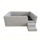 Caelia Daybed w/ Enclosed Frame & Steps | | Luxury Upholstered Kids Bed | Storage Drawer Grandeur Furnishings
