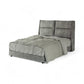 Modern Upholstered Bed Frame with Padded Headboard
