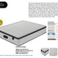 Snoova Prestige Natural Latex Pillow Top Mattress - Cooling Ice Silk Fabric & 7-Zone Pocket Springs Grandeur Furnishings