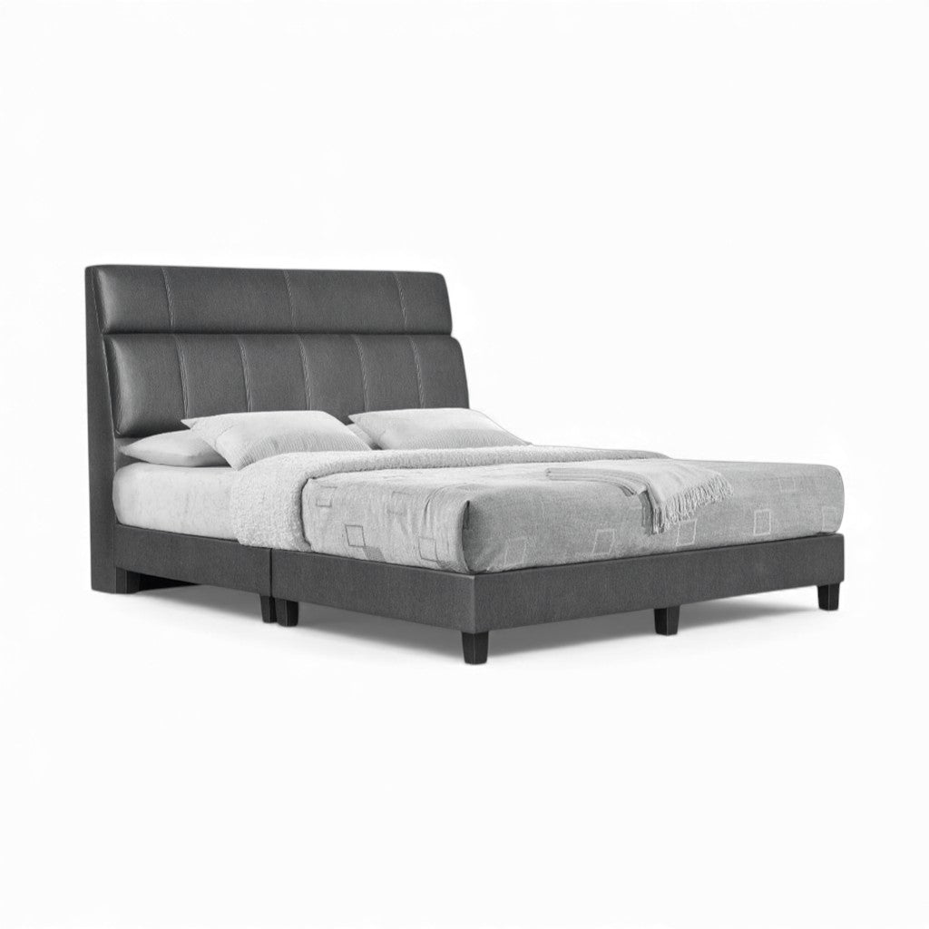 Alora Fabric Bed Frame | Cushioned Headboard