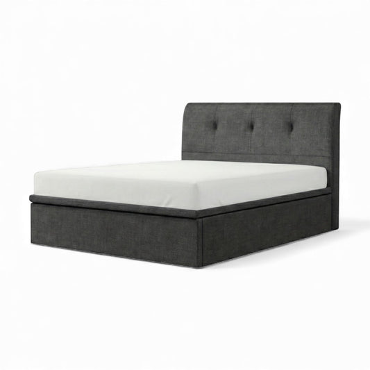 Opalia Luxury Fabric Storage Bed Frame - Space Saving Bedroom Furniture