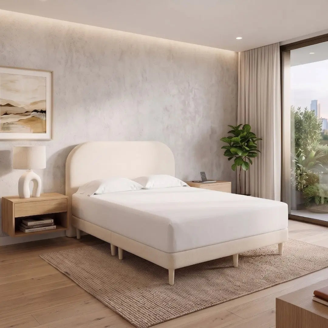 Sorella Luxury Upholstered Divan Bed | Scandinavian Modern Design Grandeur Furnishings