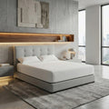 Pale Elancé bed in a bright bedroom
