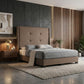 Valente Luxury Wingback Bed Frame | 143cm High Headboard