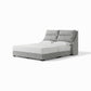Opelle Fabric Bed Frame with Cushioned Headboard