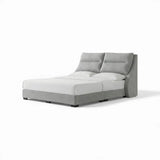 Opelle Fabric Bed Frame with Cushioned Headboard Grandeur Furnishings