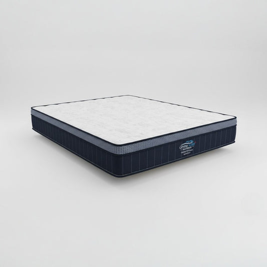 Genesis Sleep Spine Care I Orthopedic Mattress | Firm Back & Spine Support Bed | 10" Bonnell Spring with Euro Top Comfort