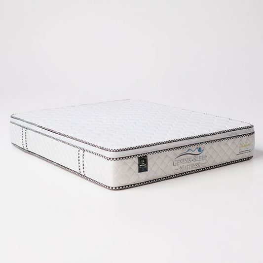 Genesis Sleep Spine Guard 10-Inch Orthopedic Mattress | Individual Pocketed Spring for Superior Back Support & Pain Relief | High-Density Foam