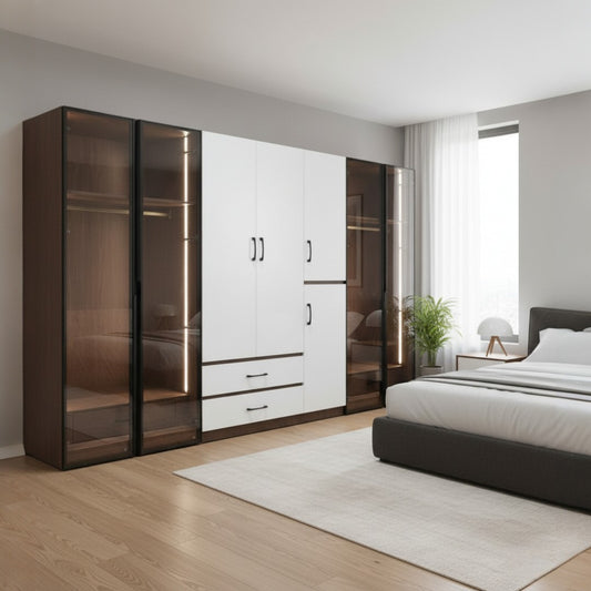 Premium Wardrobe Collection with LED Lights