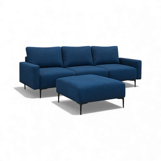 TIVOLI Nordic Scandi Fabric Sofa | 1/2/3 Seater + Ottoman Stool