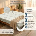 ZenSupport foam mattress with feature and size information