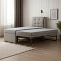 Soluxe guest bed with trundle raised alongside