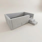 Caelia Daybed w/ Enclosed Frame & Steps | | Luxury Upholstered Kids Bed | Storage Drawer Grandeur Furnishings