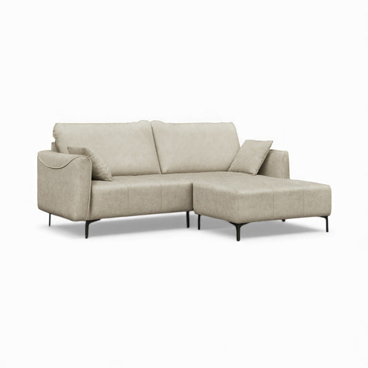 Valentina Modern Sofa with Ottoman | Premium Fabric 1/2/3 Seater Couch | Nordic Minimalist Living Room Furniture